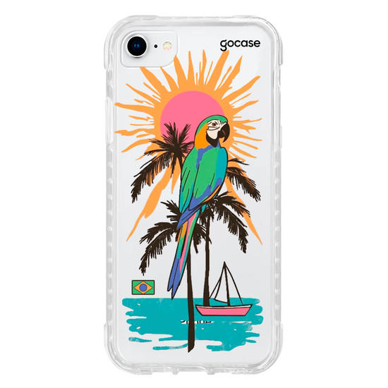 Capinha para celular  Tropical Arara