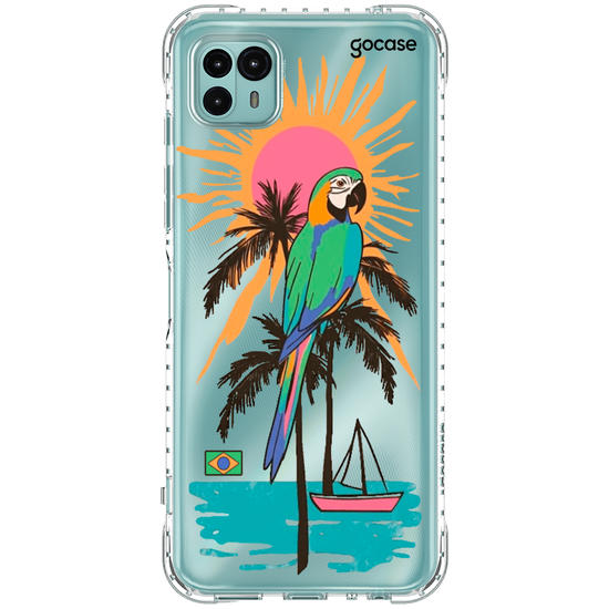 Capinha para celular  Tropical Arara