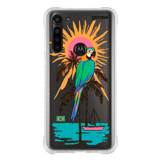 Capinha para celular  Tropical Arara