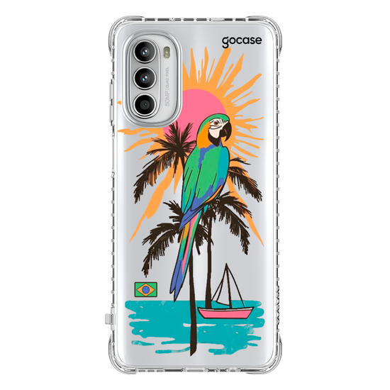 Capinha para celular  Tropical Arara