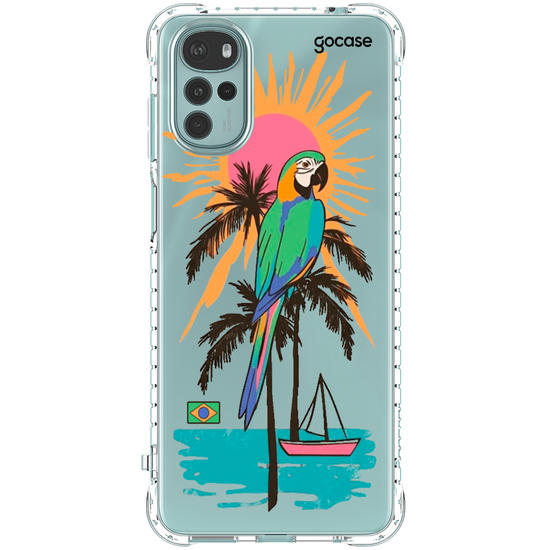 Capinha para celular  Tropical Arara