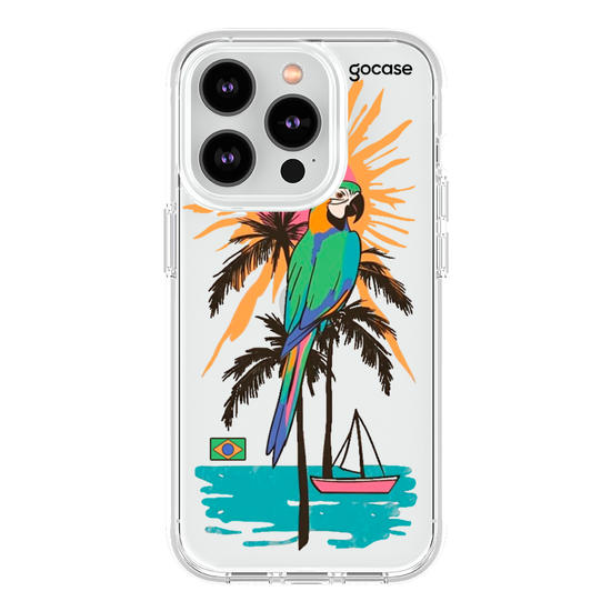Capinha para celular  Tropical Arara