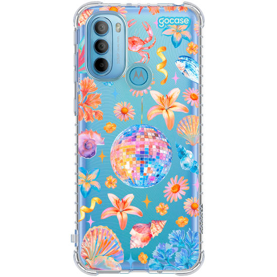 Capinha para celular  Tropical Disco