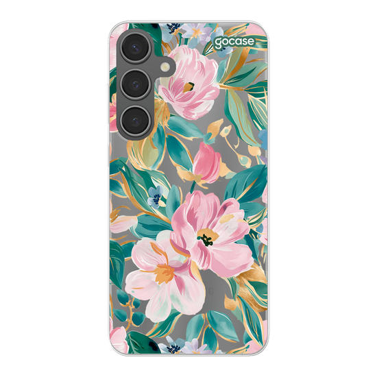 Coque Tropical Floral Pattern