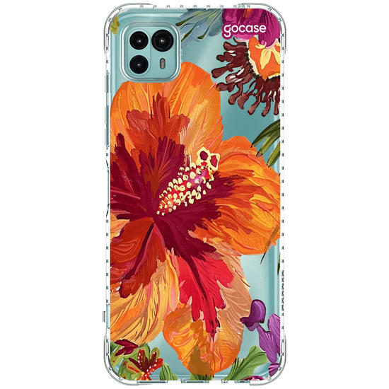 Capinha para celular  Flores Tropicais