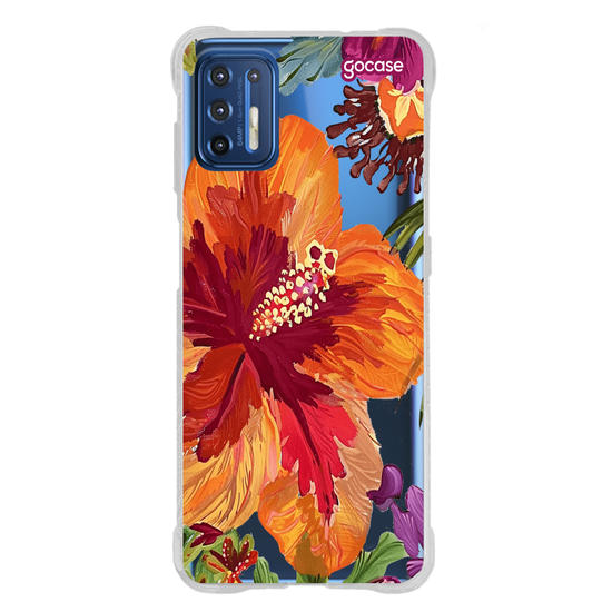 Capinha para celular  Flores Tropicais