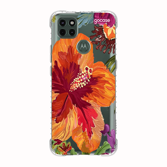 Capinha para celular  Flores Tropicais