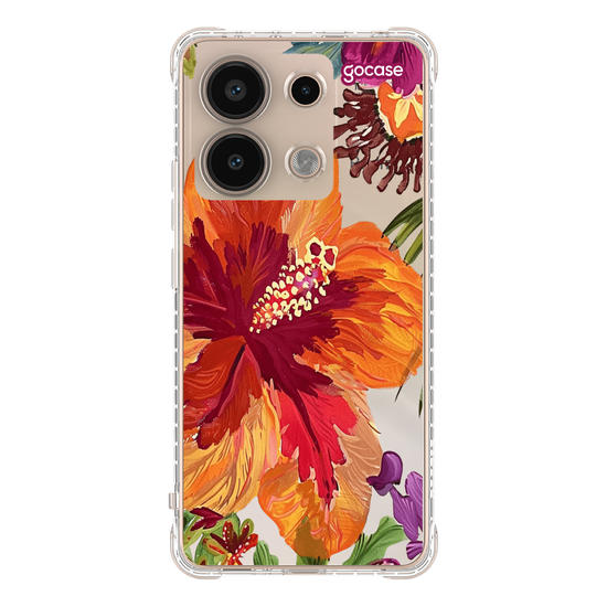 Capinha para celular  Flores Tropicais