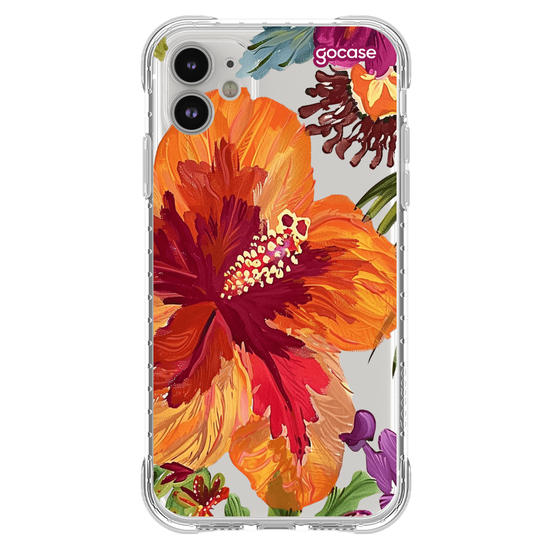 Capinha para celular  Flores Tropicais