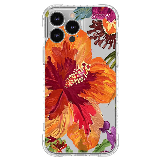 Capinha para celular  Flores Tropicais