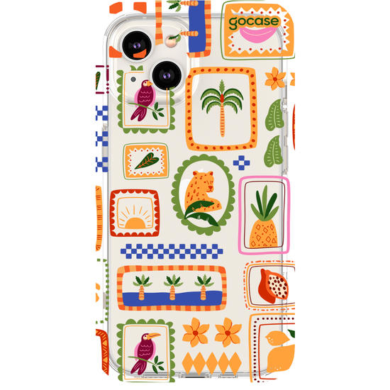 Capinha para celular  Tropical Patchwork