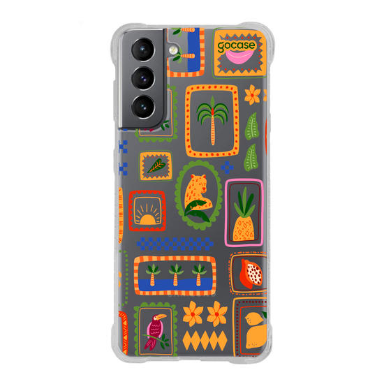 Capinha para celular  Tropical Patchwork