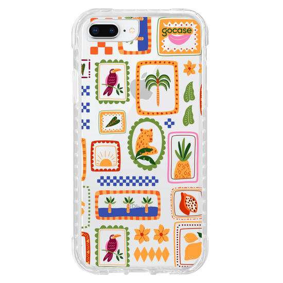 Capinha para celular  Tropical Patchwork