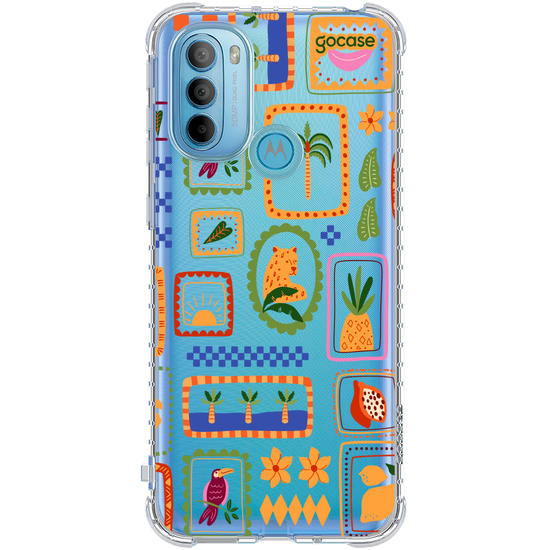 Capinha para celular  Tropical Patchwork
