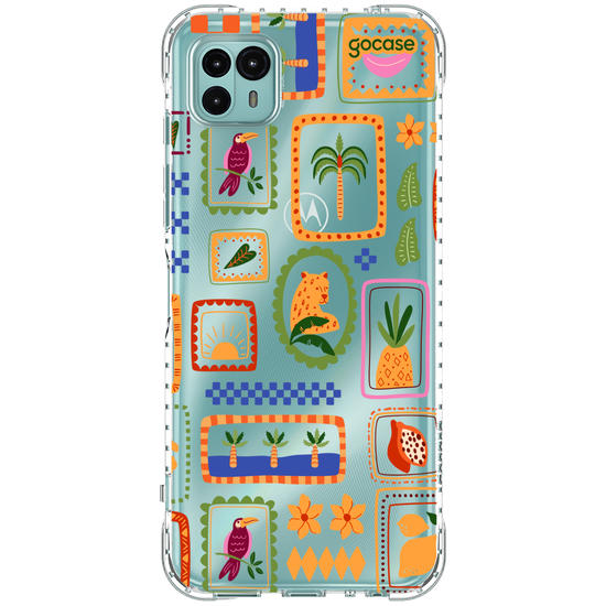 Capinha para celular  Tropical Patchwork