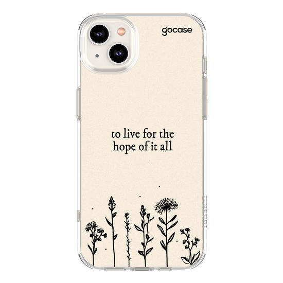 Capinha para celular To Live For The Hope Of It All