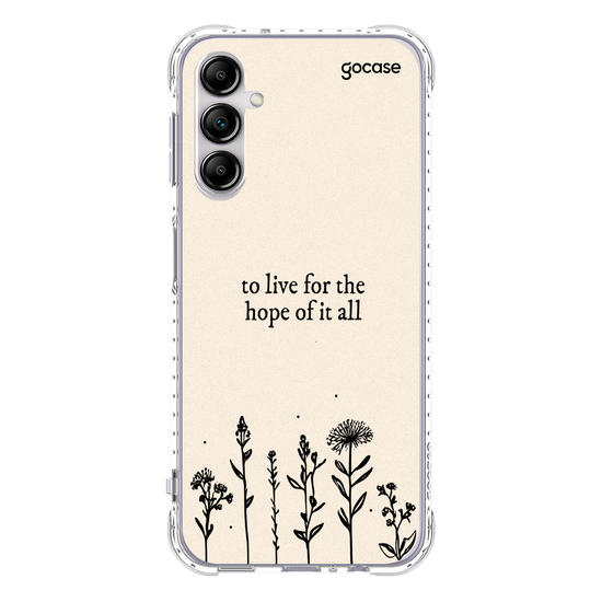 Capinha para celular To Live For The Hope Of It All