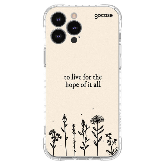 Capinha para celular To Live For The Hope Of It All