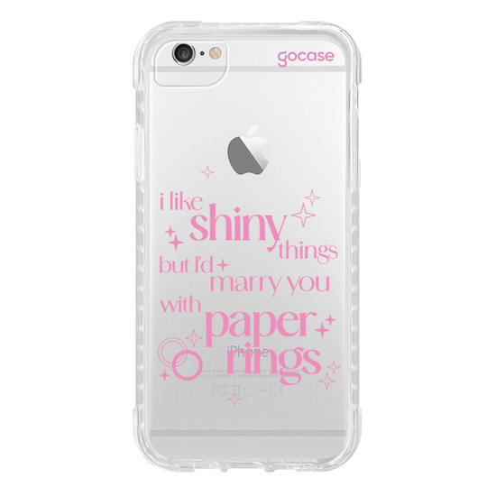 Capinha para celular  Paper Rings