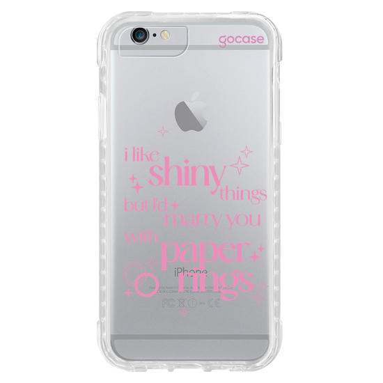 Capinha para celular  Paper Rings