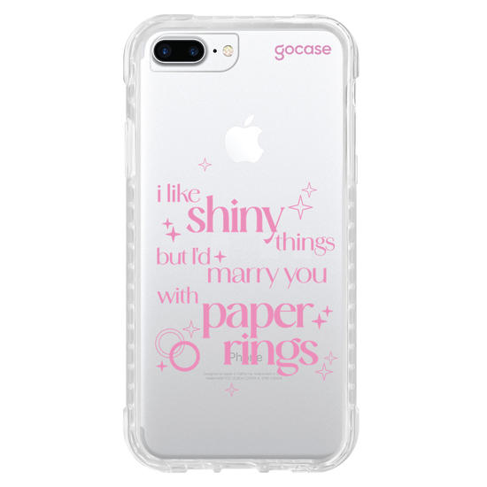 Capinha para celular  Paper Rings