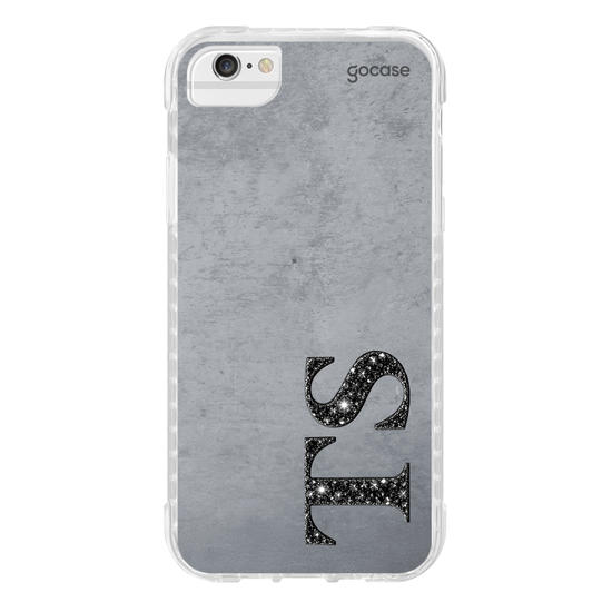 Capinha para celular  Iniciais Black Glam