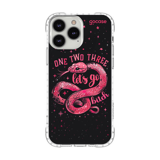 Capinha para celular 1, 2, 3, Let's go B*tch