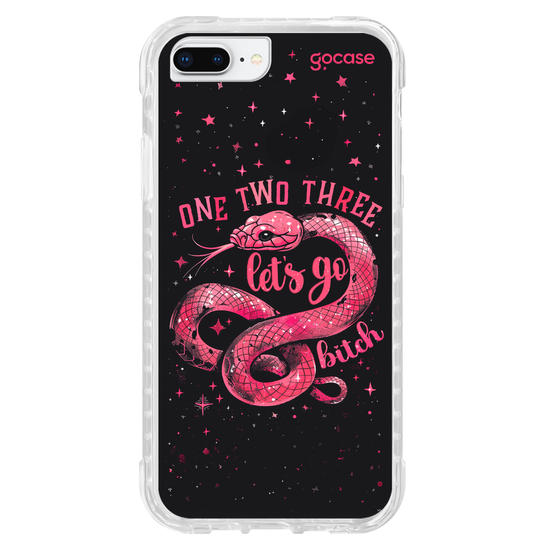 Capinha para celular 1, 2, 3, Let's go B*tch