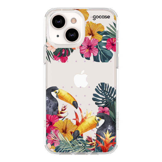 Capinha para celular Tucanos Tropicais Manuscrita