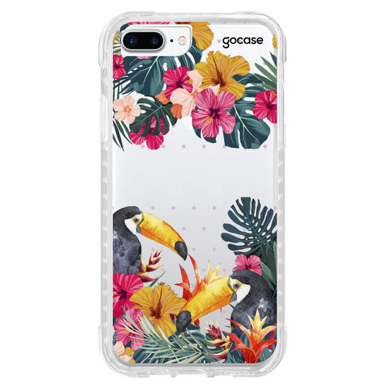 Capinha para celular Tucanos Tropicais Manuscrita