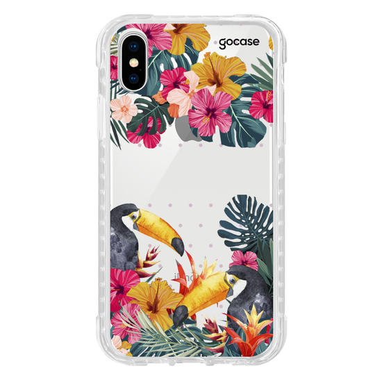 Capinha para celular Tucanos Tropicais Manuscrita