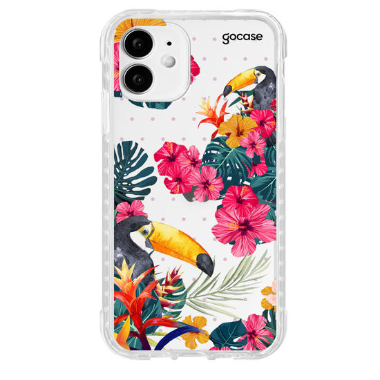 Capinha para celular Tucanos Tropicais