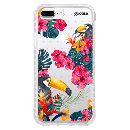 Capinha para celular Tucanos Tropicais