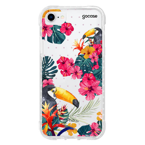 Capinha para celular Tucanos Tropicais
