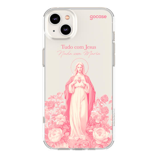 Capinha para celular  Tudo com Jesus, Nada sem Maria