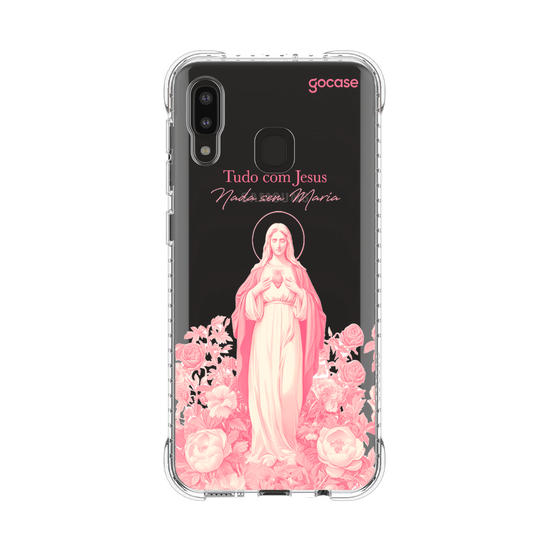 Capinha para celular  Tudo com Jesus, Nada sem Maria