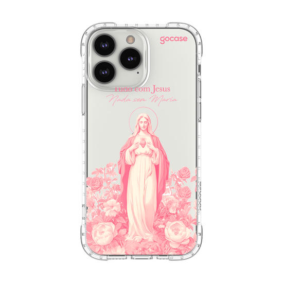 Capinha para celular  Tudo com Jesus, Nada sem Maria