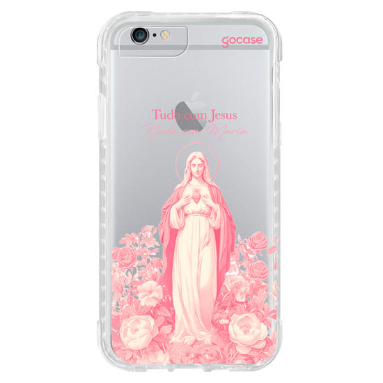 Capinha para celular  Tudo com Jesus, Nada sem Maria