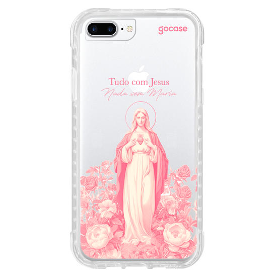 Capinha para celular  Tudo com Jesus, Nada sem Maria