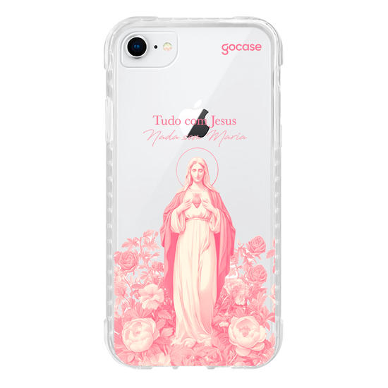 Capinha para celular  Tudo com Jesus, Nada sem Maria