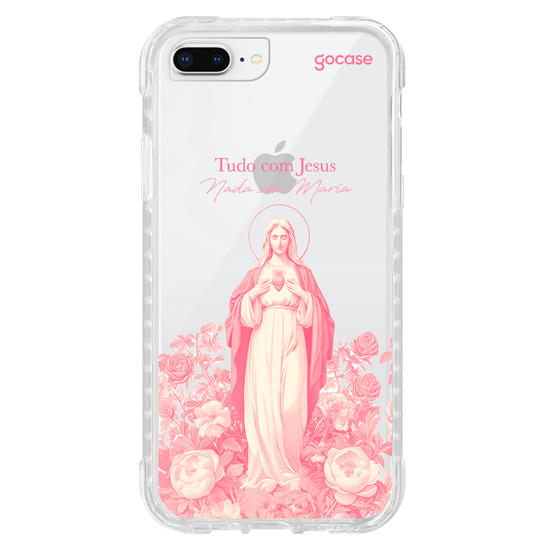 Capinha para celular  Tudo com Jesus, Nada sem Maria
