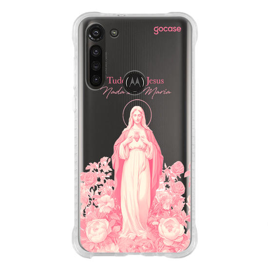 Capinha para celular  Tudo com Jesus, Nada sem Maria