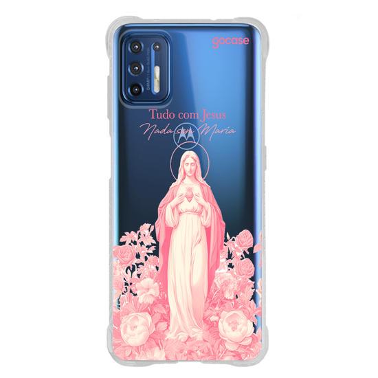 Capinha para celular  Tudo com Jesus, Nada sem Maria