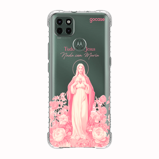 Capinha para celular  Tudo com Jesus, Nada sem Maria
