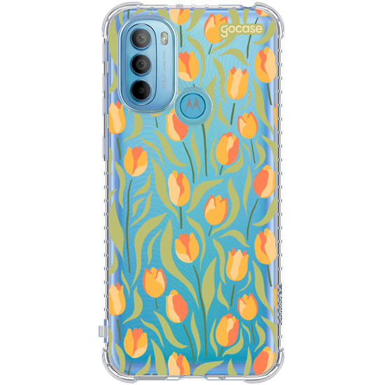Capinha para celular  Tulipas Delicadas
