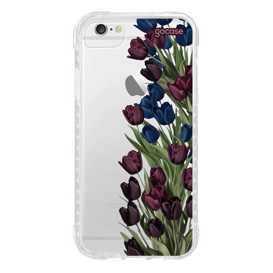 Capinha para celular  Tulipas Laterais
