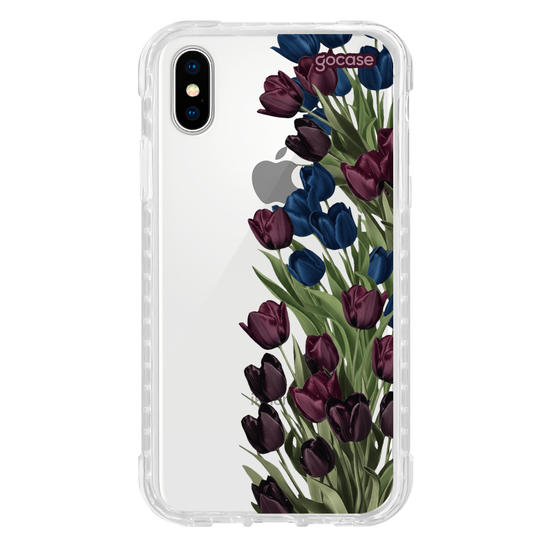 Capinha para celular  Tulipas Laterais