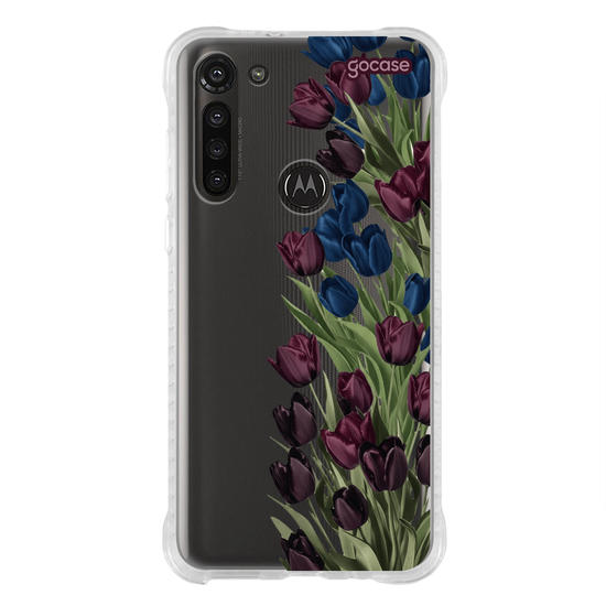 Capinha para celular  Tulipas Laterais
