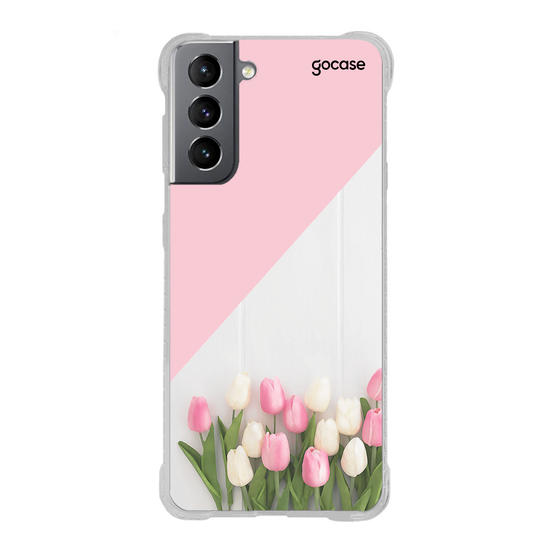 Capinha para celular Tulipas Stylish