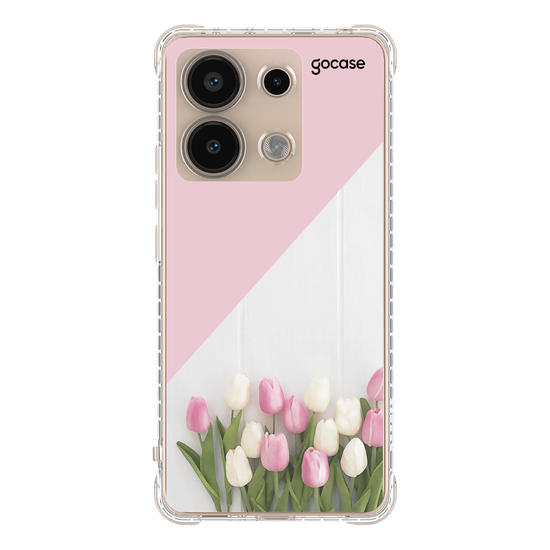 Capinha para celular Tulipas Stylish